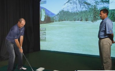 JERRY KELLY TRAINING AT HOME ON HIS HIGH DEFINITION GOLF SIMULATOR – VIDEO