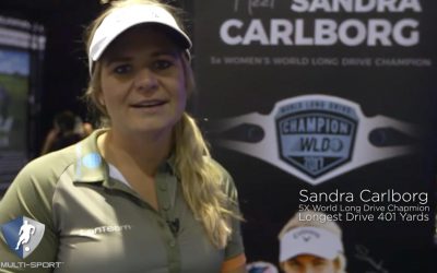 Sandra Carlborg and HD Golf™ at the 2018 PGA Merchandise Show